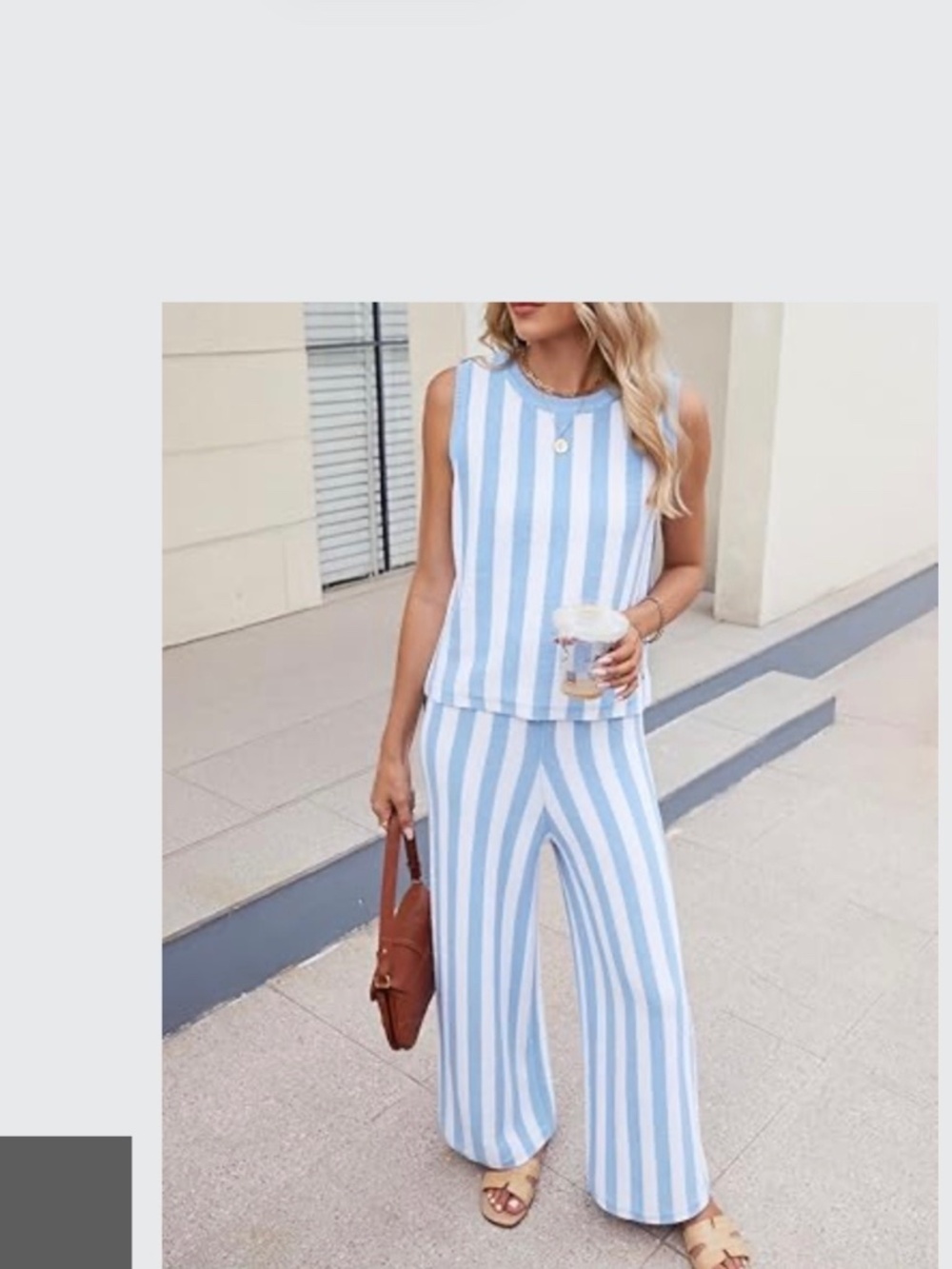 Summer Knit pant suit size Small NWT - Picture 3 of 11